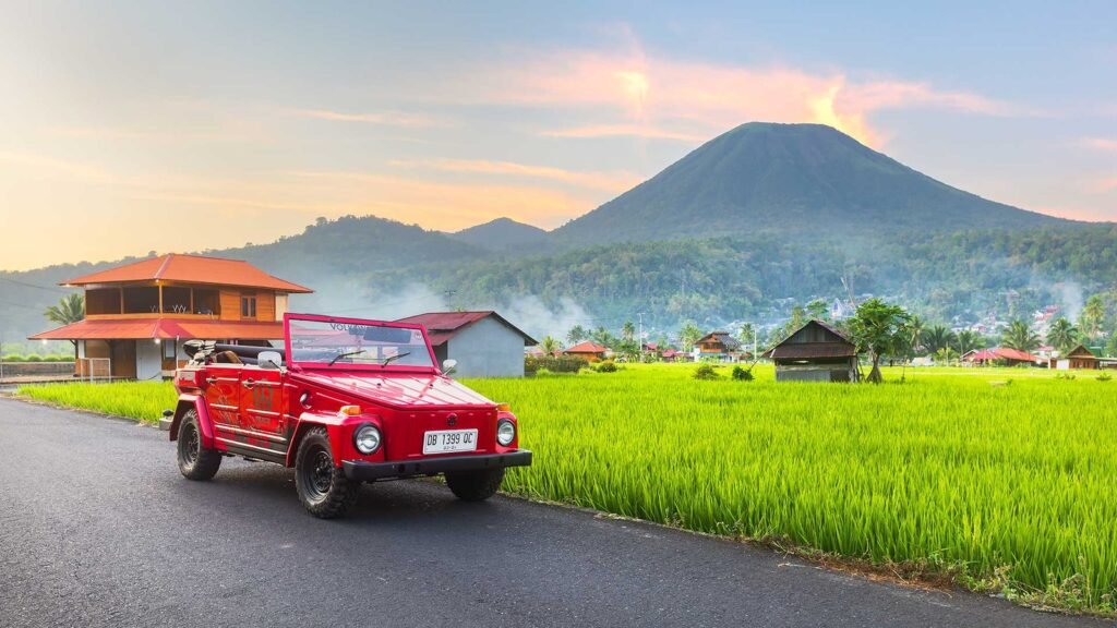 lokon-mahawu Minahasa Highland Landscape | Mount Lokon